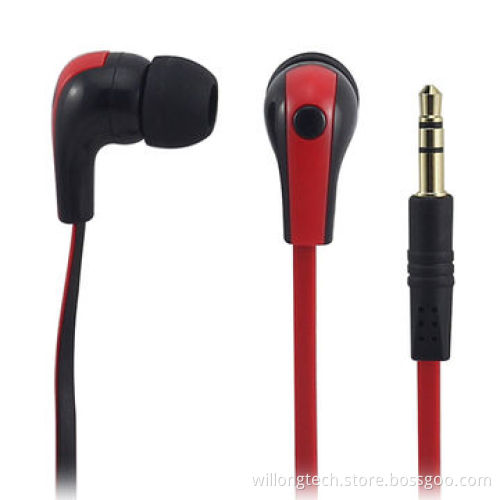 Customized Flat Earphones for Music